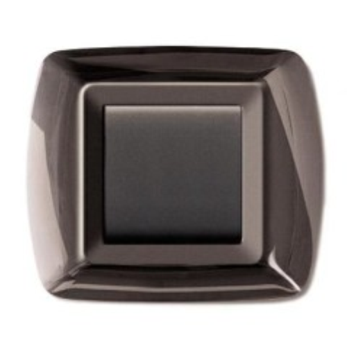 ELETTROCANALI ECL2982GS Placca My Life 2 Moduli Grigio Scuro 