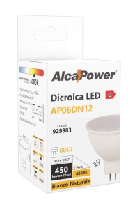 Dicroica LED 12V 6W 450lm 4000K GU5.3