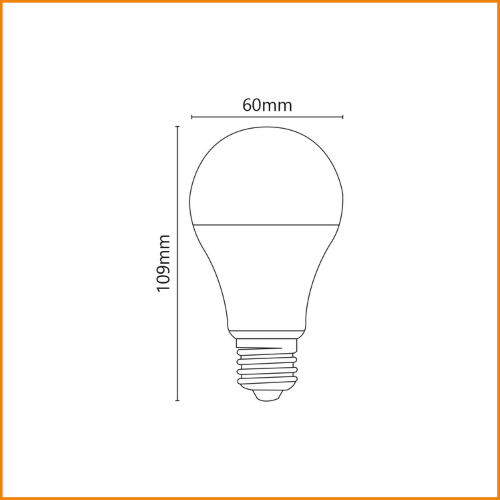 Lampada LED 12-24V 10W 890lm 3000K E27 