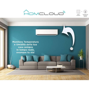 HOMCLOUD SENSORE TEMPERATURA E UMIDITÀ SENZA FILI TY-SZT