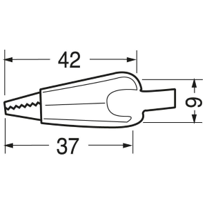 PINZE COCCOD.ISOLATI L.42   ROSSO