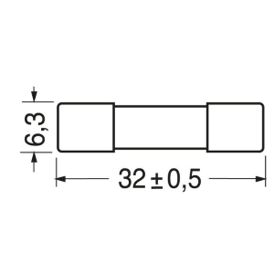 FUSIBILI RAPIDI 6,3x32  2,0A 