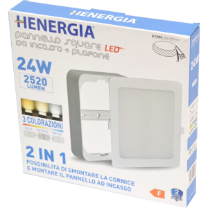 MINI PANNELLO SQUARE LED 24W CCT