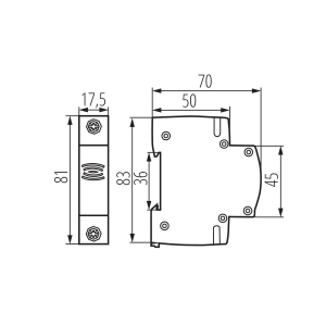 CAMPANELLO MODULARE GUIDA DIN 230V KDOB-230V KANLUX 23261