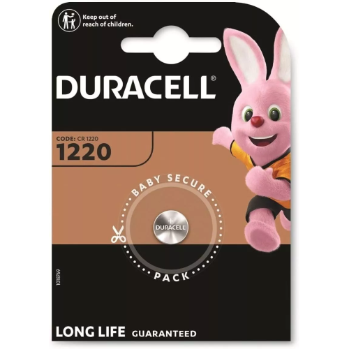 DURACELL 1220 BATTERIA PILE BOTTONE 1220 CR1220 ECR1220 BR1220 DL1220