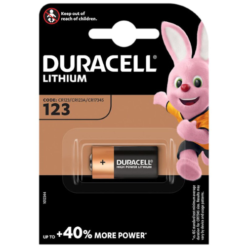 Duracell  DL123, batteria al litio DL123 ( CR123 ) per foto