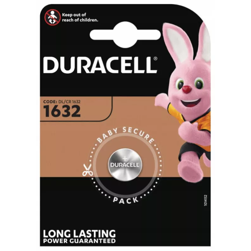 DURACELL 1632 BATTERIE PILE BOTTONE 1632 CR1632 ECR1632 BR1632 DL1632