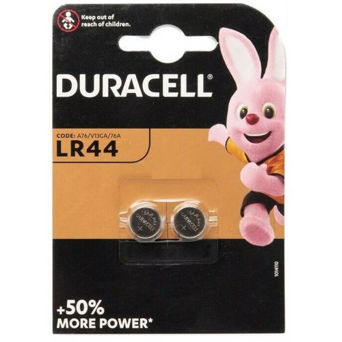 DURACELL LR44 2 PZ  = A76 V13GA RW82 303/357-1W 904 G13 LR1154 AG13  1,5V