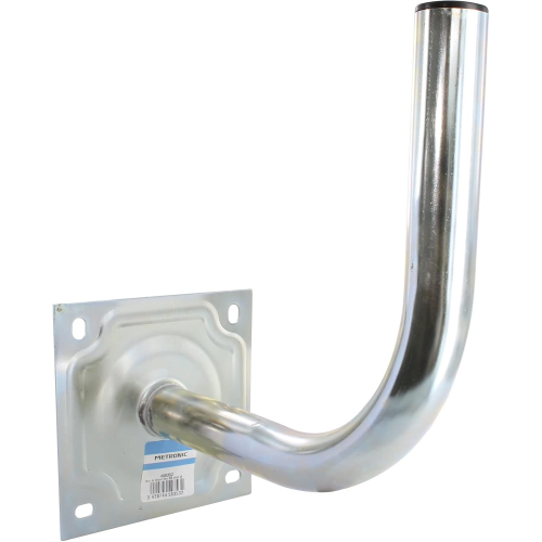 Supporto a Muro in Acciaio Zincato per Parabola, 44 cm Grigio