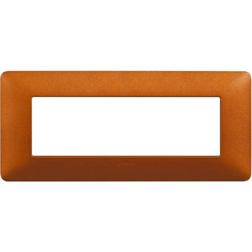 Placca Bticino Matix 6 moduli rosso terra AM4806TRT