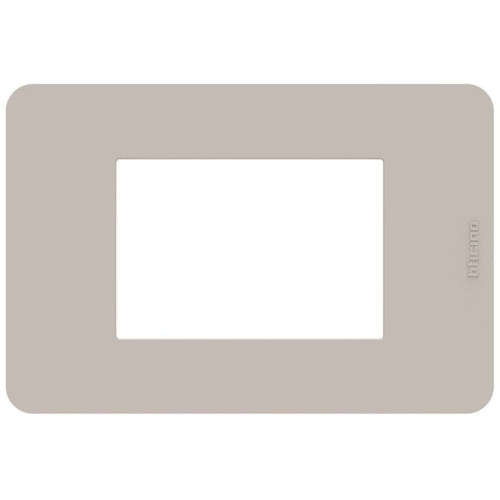 Placca Bticino MatixGO Tones 3 moduli sand JA4803TS