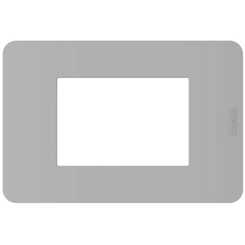 Placca Bticino MatixGO 3 moduli grigio JA4803JG
