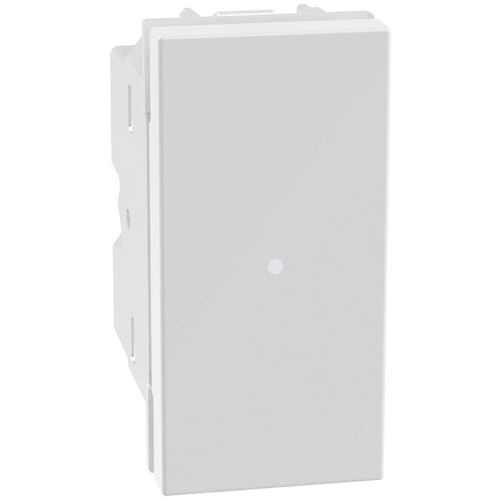 Deviatore assiale Bticino MatixGO 1P 10AX 1 modulo bianco JW4053