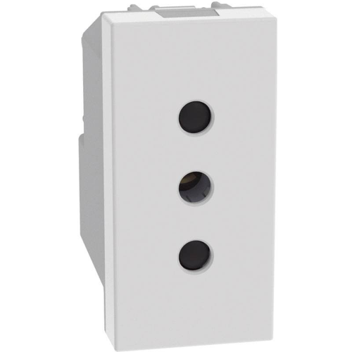 Presa di corrente 10A Bticino MatixGO 2P+T P11 bianca JW4113
