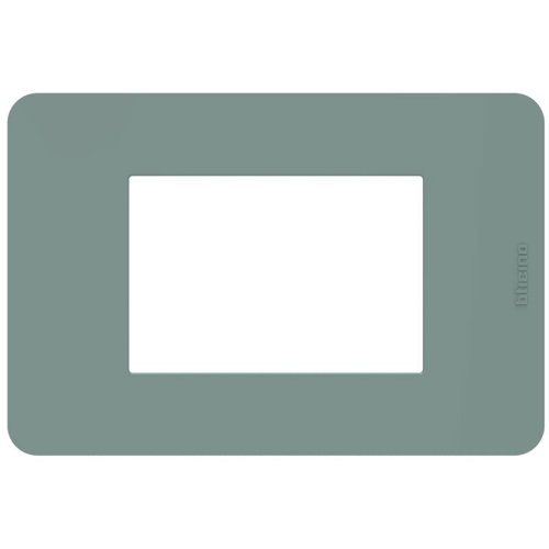 Placca Bticino MatixGO Tones 3 moduli Agave JA4803TA