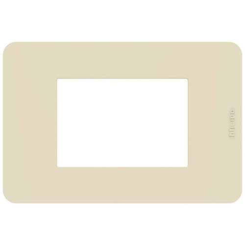 Placca Bticino MatixGO Tones 3 moduli avorio JA4803TI
