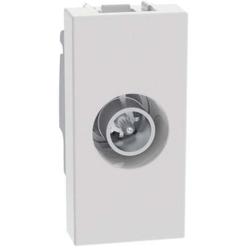 Presa TV coassiale passante Bticino MatixGO 1 modulo bianca JW4202P14