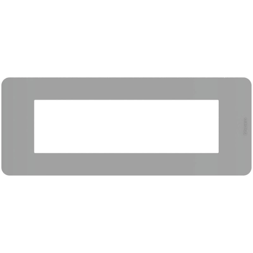 Placca Bticino MatixGO 7 moduli grigio JA4807JG