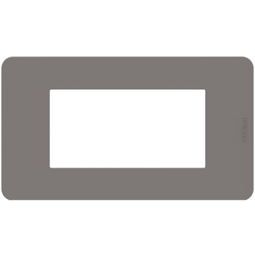 Placca Bticino MatixGO Tones 4 moduli tortora JA4804TD