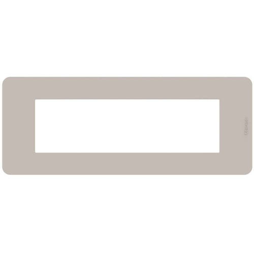 Placca Bticino MatixGO Tones 7 moduli sand JA4807TS