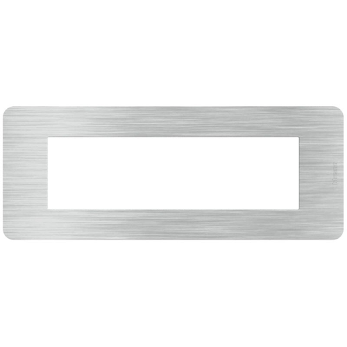 Placca Bticino MatixGO Effects 7 moduli alluminio JA4807EA