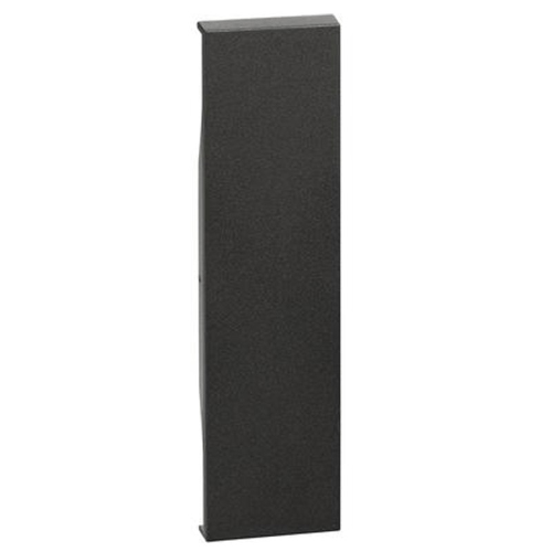 Cover Bticino Living Now per Falsi Poli 1 modulo Nero KG00