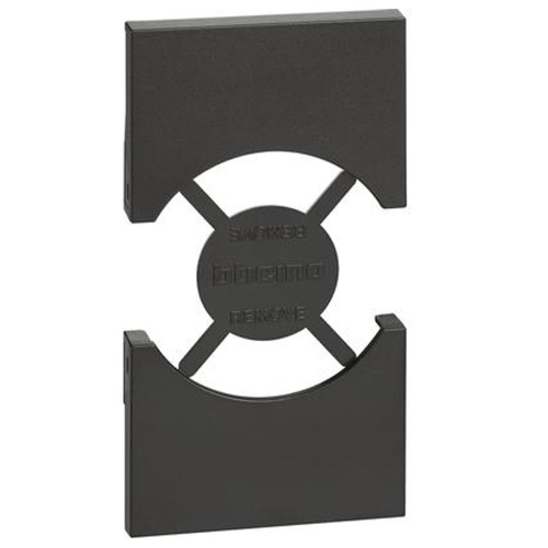 Cover Bticino Living Now per Presa Schuko 2 moduli Nero KG03