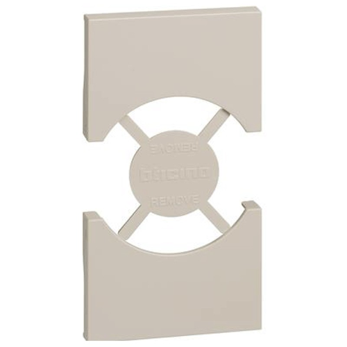 Cover Bticino Living Now per Presa Schuko 2 Moduli Sabbia KM03