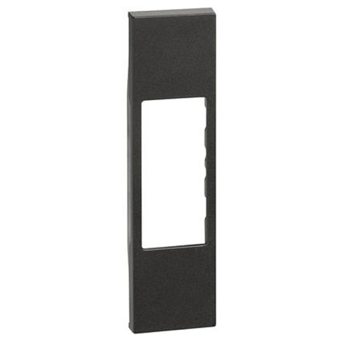 Cover Bticino Living Now per connettori RJ11/45 A/V Nero KG07