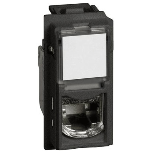 Connettore Rj45 Bticino Living Now Toolless IDC cat 6A UTP Nero KG4279C6