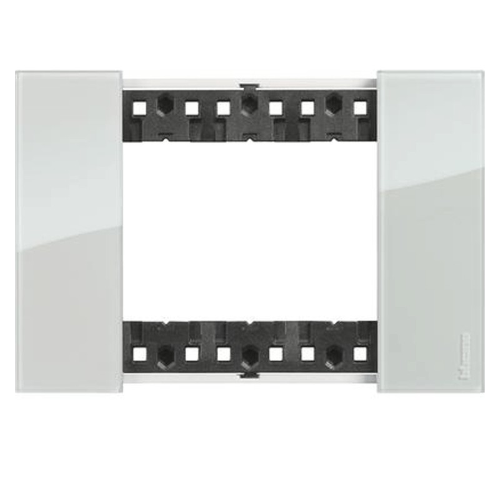 Placca Bticino Living Now 3 moduli colore Sky KA4803DA