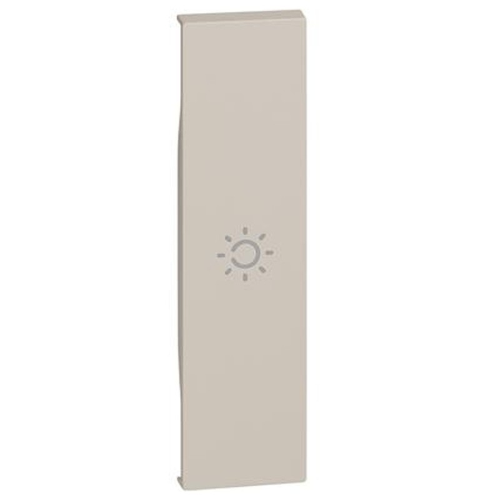 Cover Bticino Living Now con simbolo luce 1M sabbia KM01A