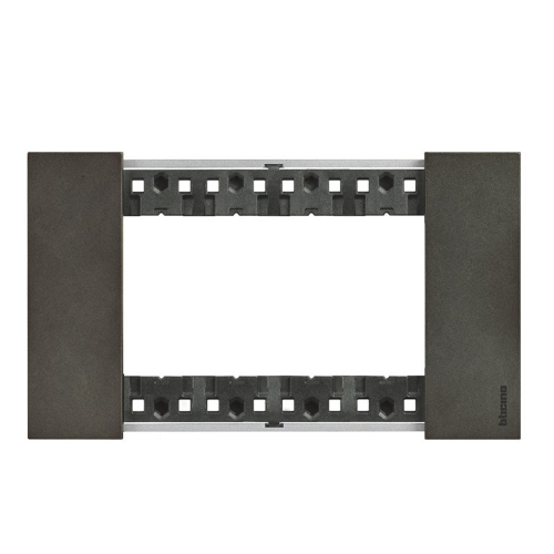 Placca Bticino Living Now 4 moduli colore Space KA4804NG
