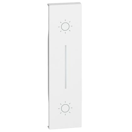 Cover per pulsante non interbloccato Bticino Living Now K4036 Bianco KW05L
