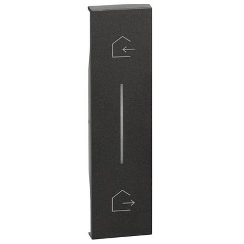 Cover Bticino Living Now Leave Back per Modulo Entra&Esci Nera KG40