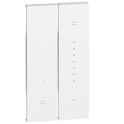 Cover Bticino Living Now per Dimmer 2 Moduli Bianco KW19