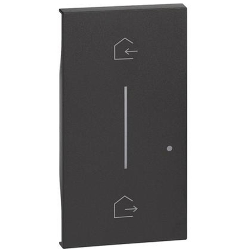 Cover Bticino Living Now Simbolo ENTRA & ESCI Wireless Nero KG40M2