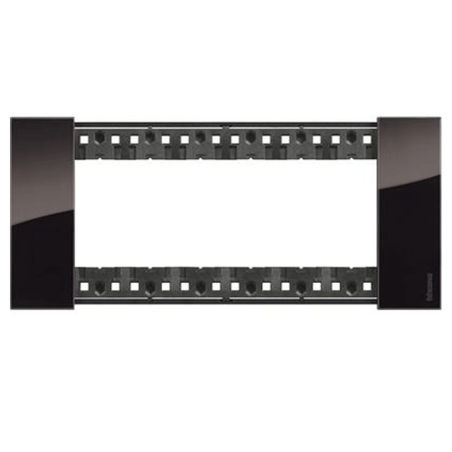 Placca Bticino Living Now 6 moduli colore Notte KA4806DG