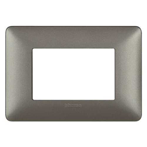 Placca Bticino Matix 3 moduli iron AM4803MIR