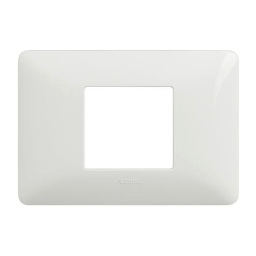 Placca Bticino Matix 2 moduli centrati bianco AM4819BBN