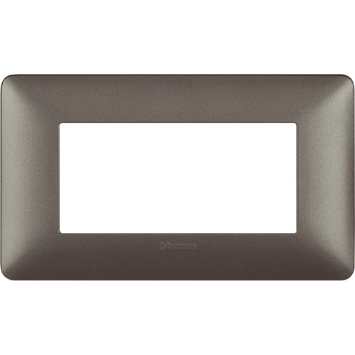 Placca Bticino Matix 4 moduli iron AM4804MIR