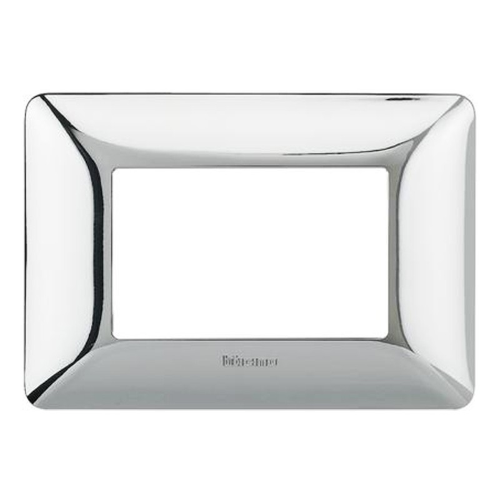Placca Bticino Matix 3 moduli cromo lucido AM4803GRC
