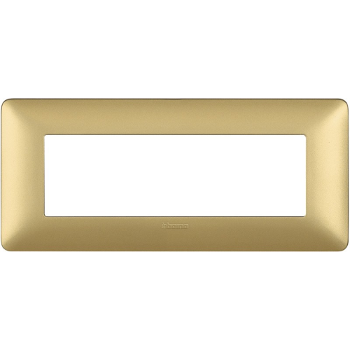 Placca Bticino Matix 6 moduli gold AM4806MGL