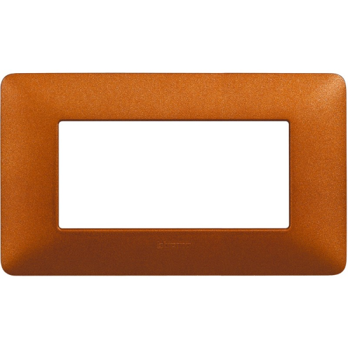 Placca Bticino Matix 4 moduli rosso terra AM4804TRT
