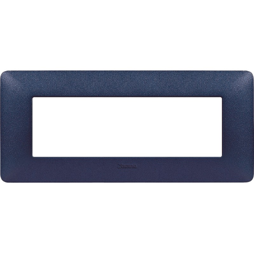 Placca Bticino Matix 6 moduli blu mercurio AM4806TBM