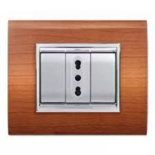 Placca NewPrestige 3 mod.legno chiaro ECL3083LC