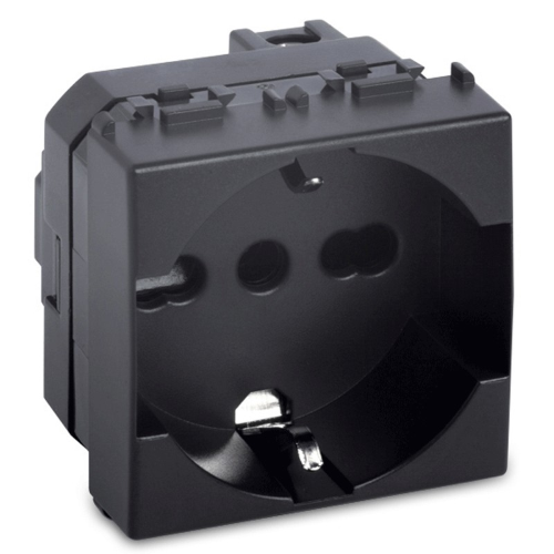 Presa Unel Bipasso Master Modo 2P+T 10/16A 250V 2M Grigio 31170