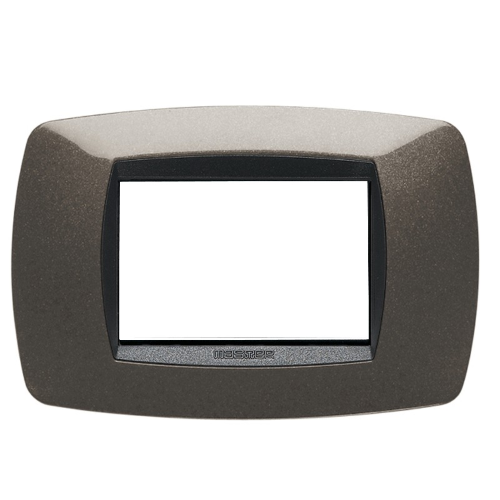 Placca Master Modo 3 Moduli grigio antracite 39TC383