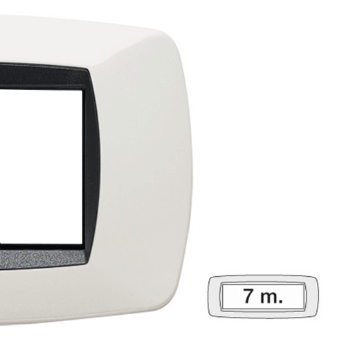Master Modo placca 7 moduli bianco 39TC107