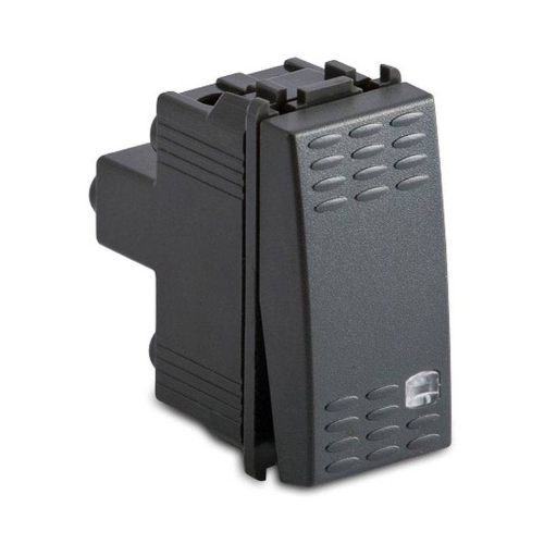 Interruttore Master Modo 16A 1P illuminabile Grigio 31010